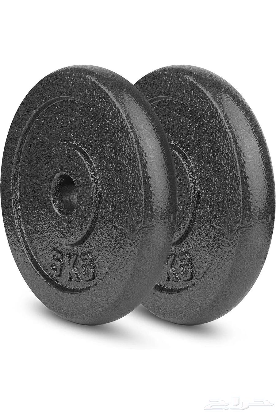 قرص أثقال حديد مصبوب لتدريب القوة ورفع الأثقال وزن 5 كجم64555447112705113