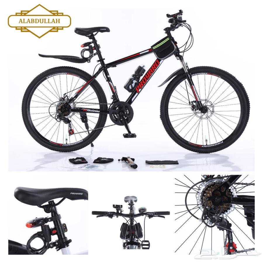 دراجة هجين رياضية سلك لون أسود بأحمر تم البيع يا أخوان64558280372353110