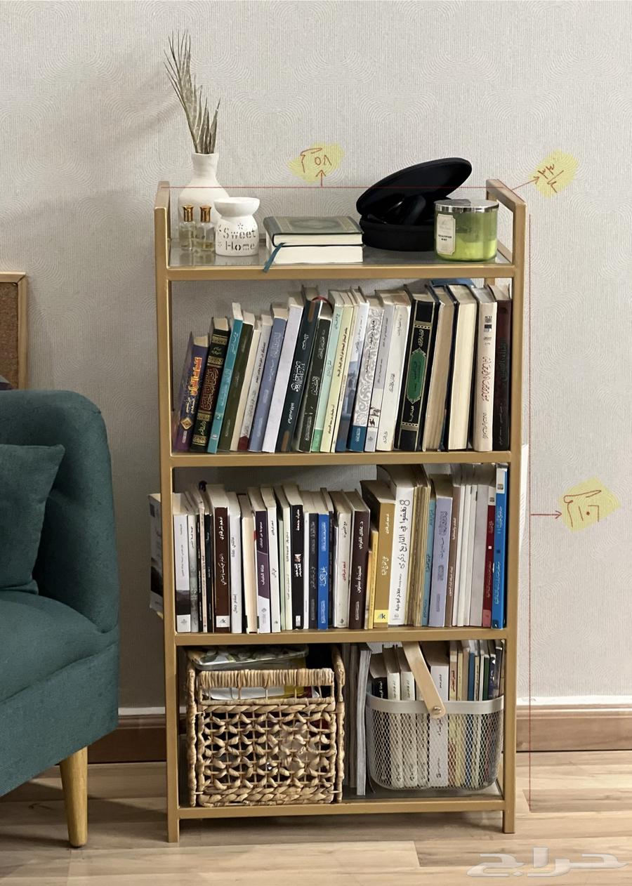 Shelves, bookshelves, table, gold64556945227523112