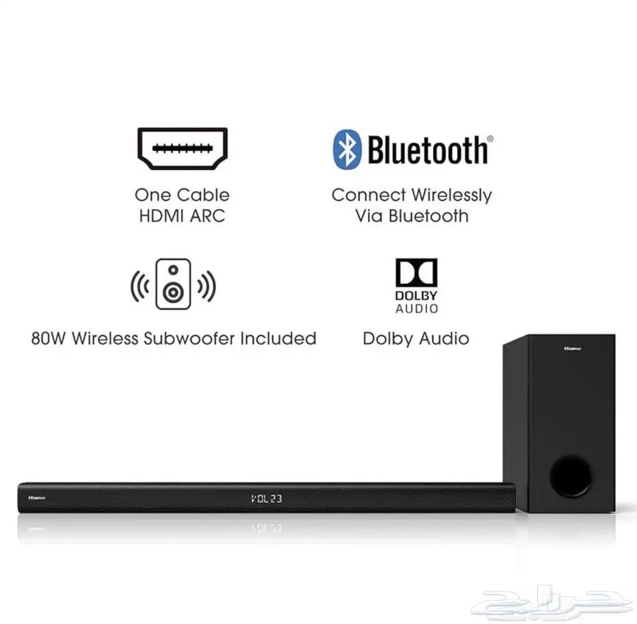 ساوند بار هايسنس 200 واط جديد وسعره ممتاز64553567470466111