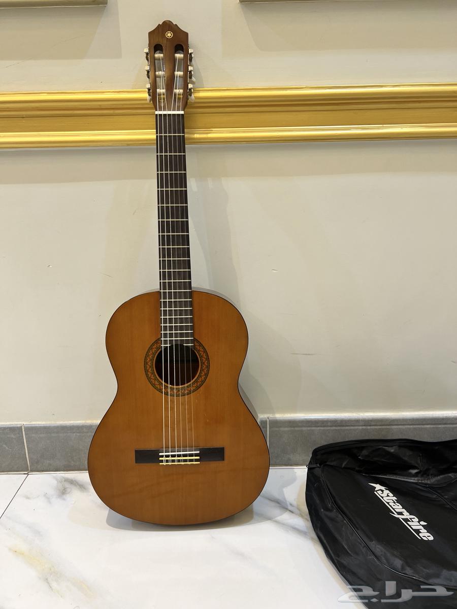 قيتار C40 ياماها جديد مع 5 ريش وشنطة 500رس64560768175874111