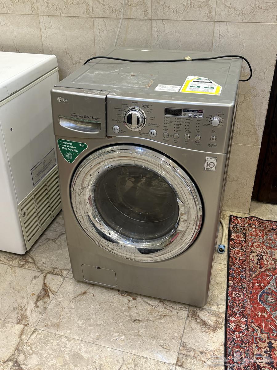غساله ومجفف ال جي باب تحت اكثر من 5 كيلوا قيمتها 5 الاف64556931116931111