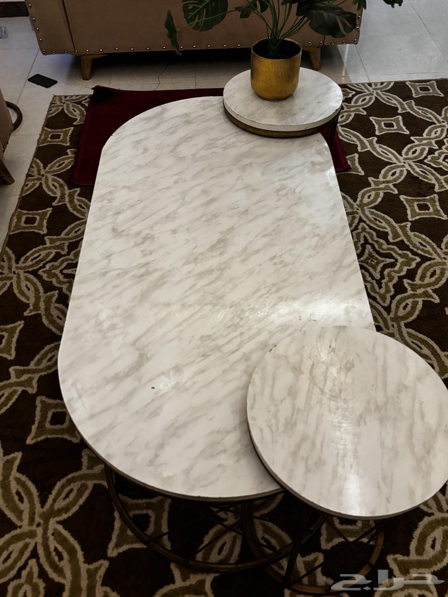 كنب 4 قطع وطوايل64558974237441111