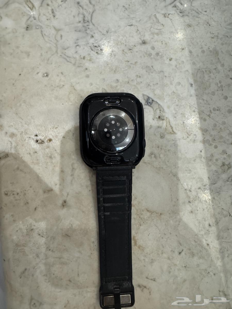 ساعة ابل الاصدار 9 المقاس 45 اللون الاسود64560052421635110