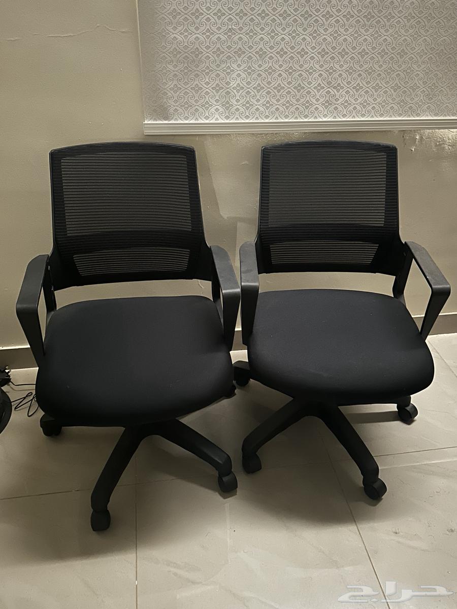 طاولة مكتبيه وكراسي64558711038978111