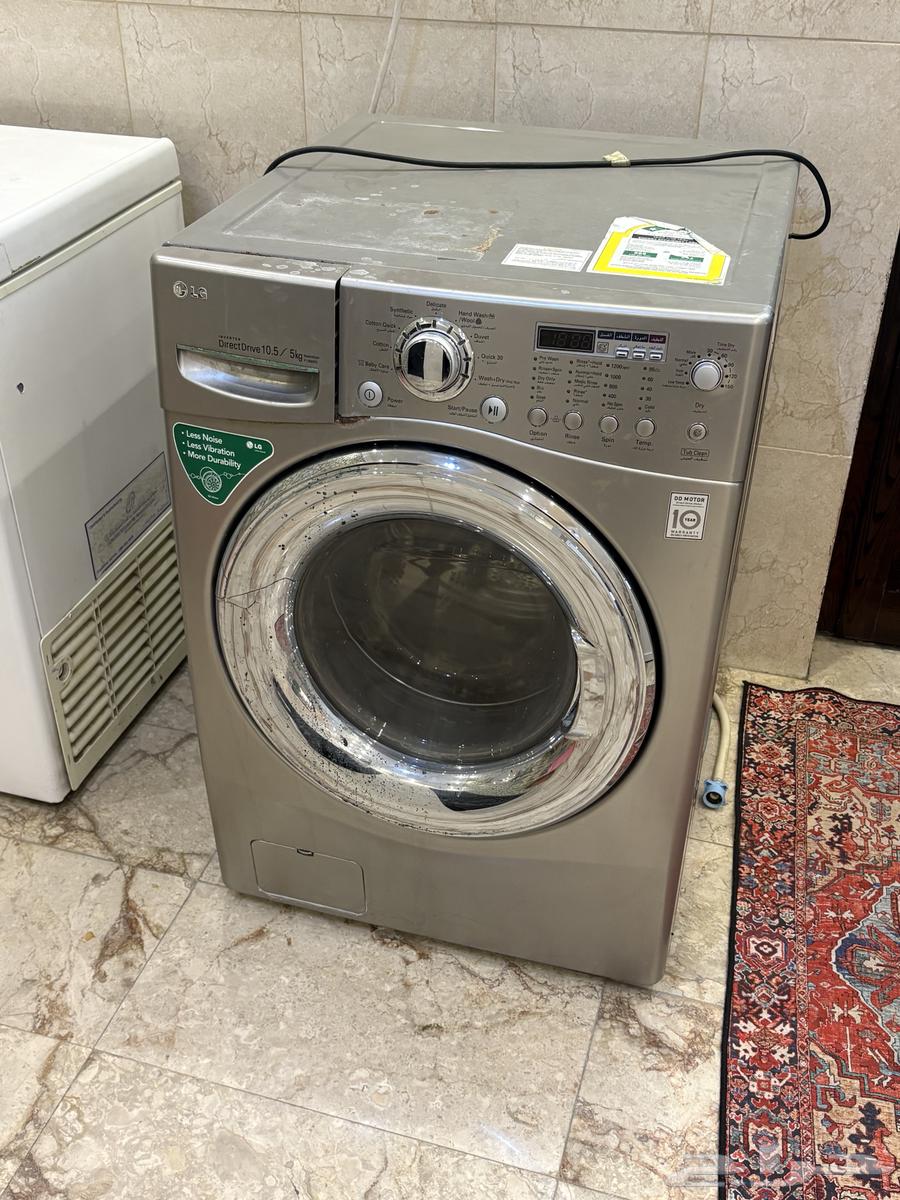 غساله ومجفف ال جي باب تحت اكثر من 5 كيلوا قيمتها 5 الاف64556931116931112