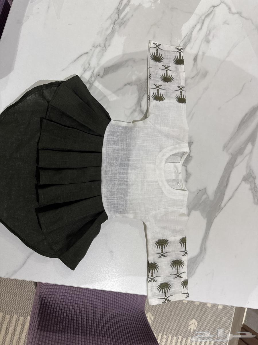 فستان اطفال من عمر 9 اشهر الي سنه لليوم الوطنيي64553638030723110