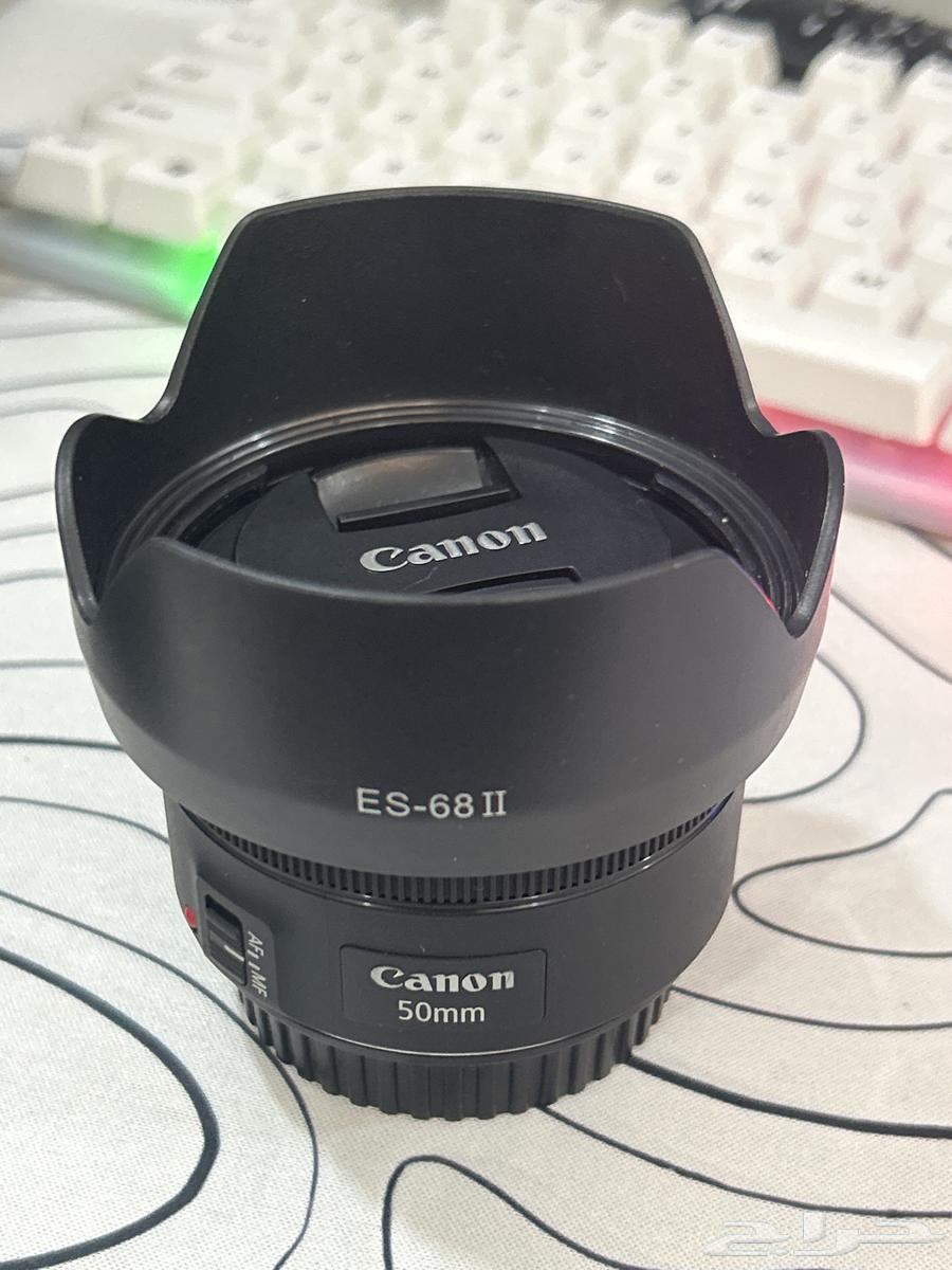 عدسة كانون 50mm نظيفة جد ا64553398234754113
