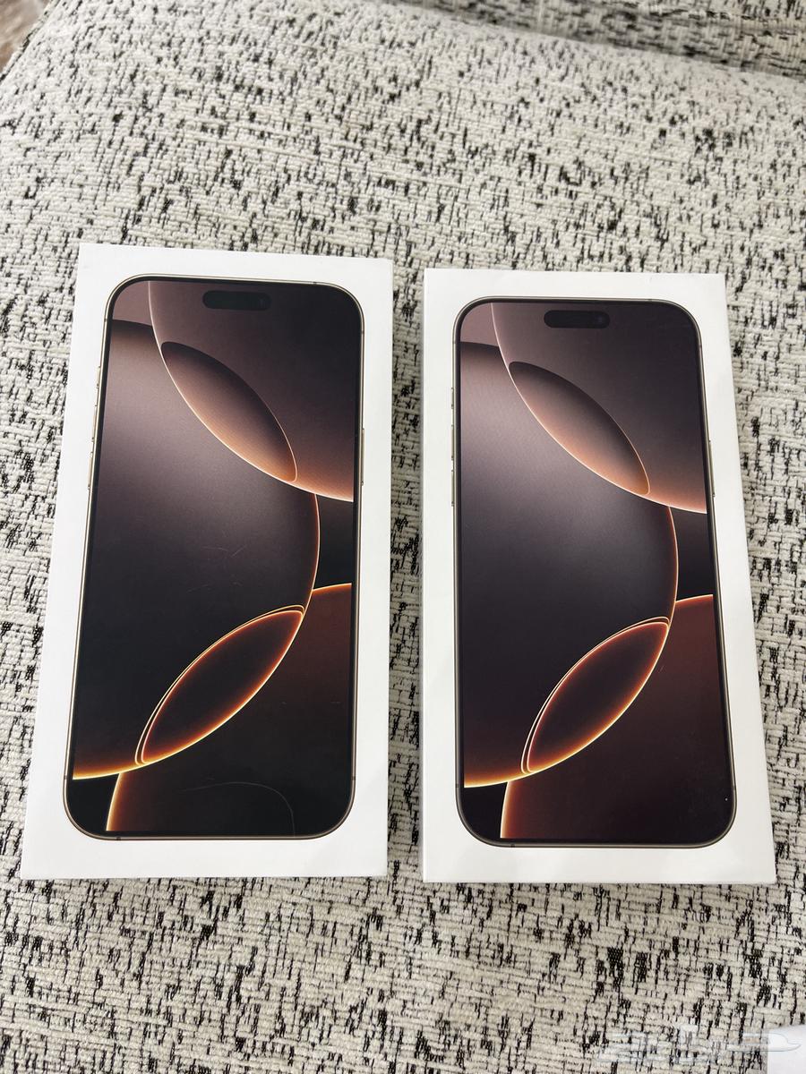 للبيع ايفون 16 برو ماكس 256 قيقا العدد 2 جديدة64557893245570110