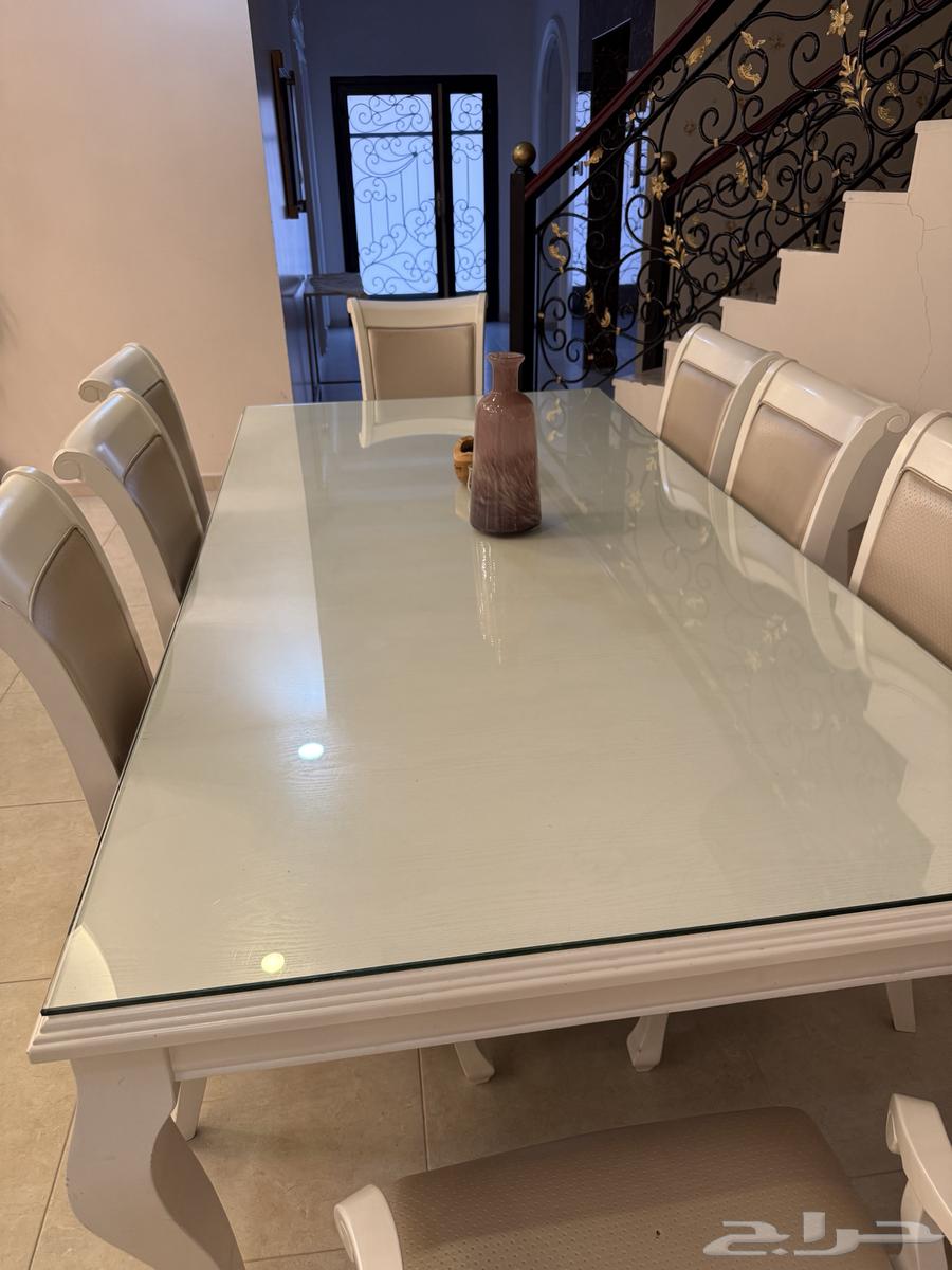 طاولة طعام 8 اشخاص64558850482434110