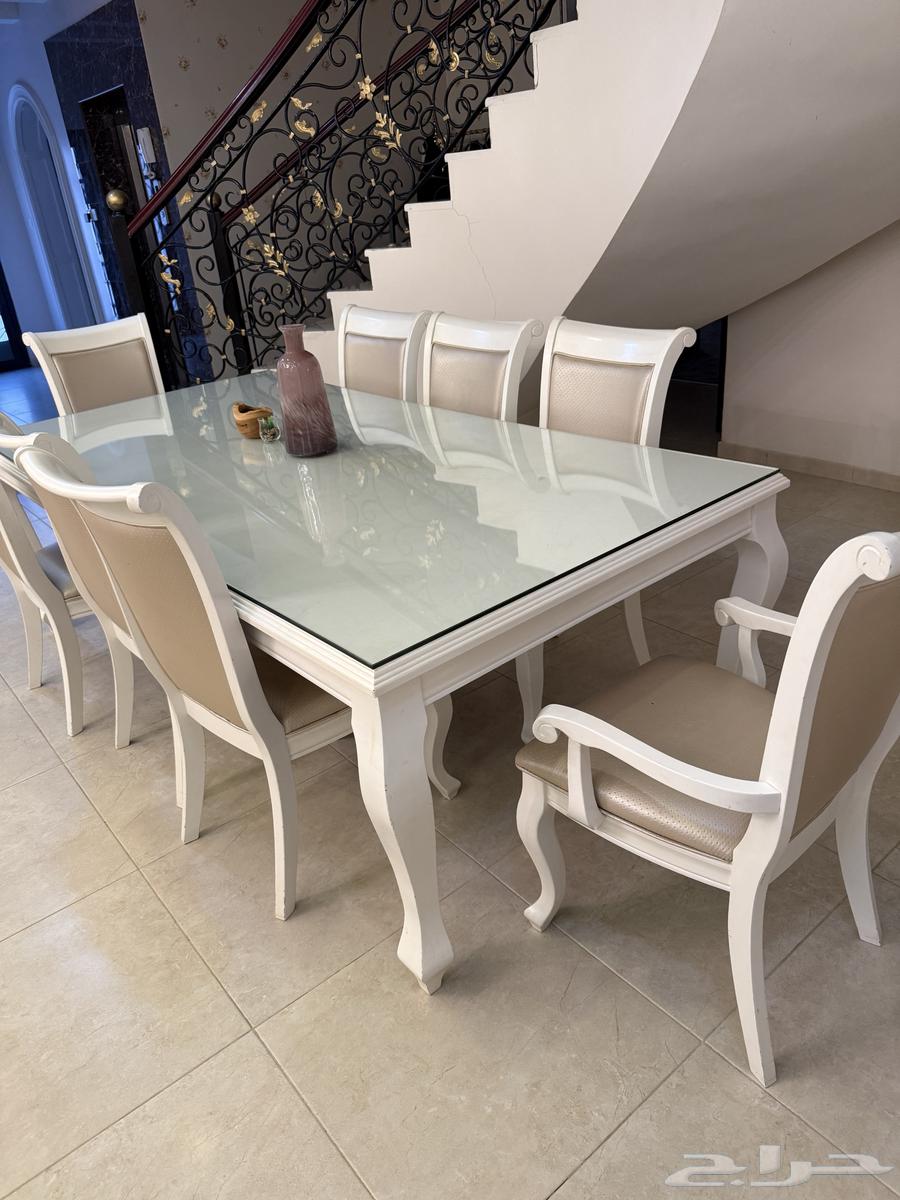 طاولة طعام 8 اشخاص64558850482434111