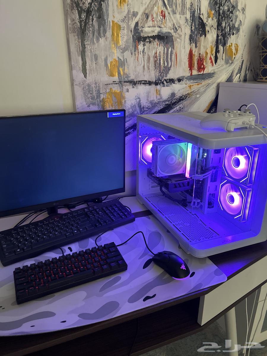 بيسي قيمنق مع شاشه180hz منLG على السوم64556469655681110