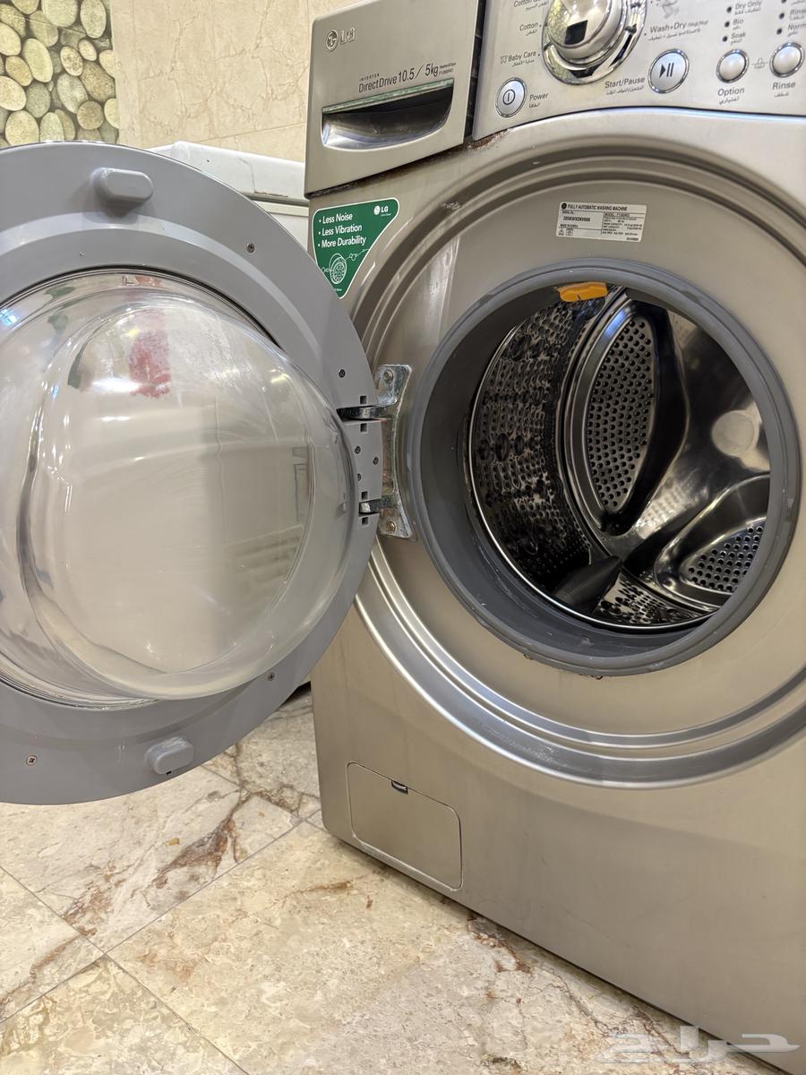 غساله ومجفف ال جي باب تحت اكثر من 5 كيلوا قيمتها 5 الاف64556931116931113
