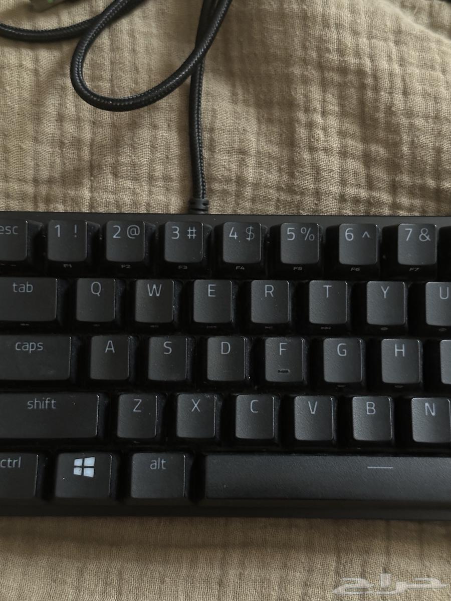 كيبورد razer huntsman mini اسود سويتشات بنفسجية الجيل الاول64561029332739111