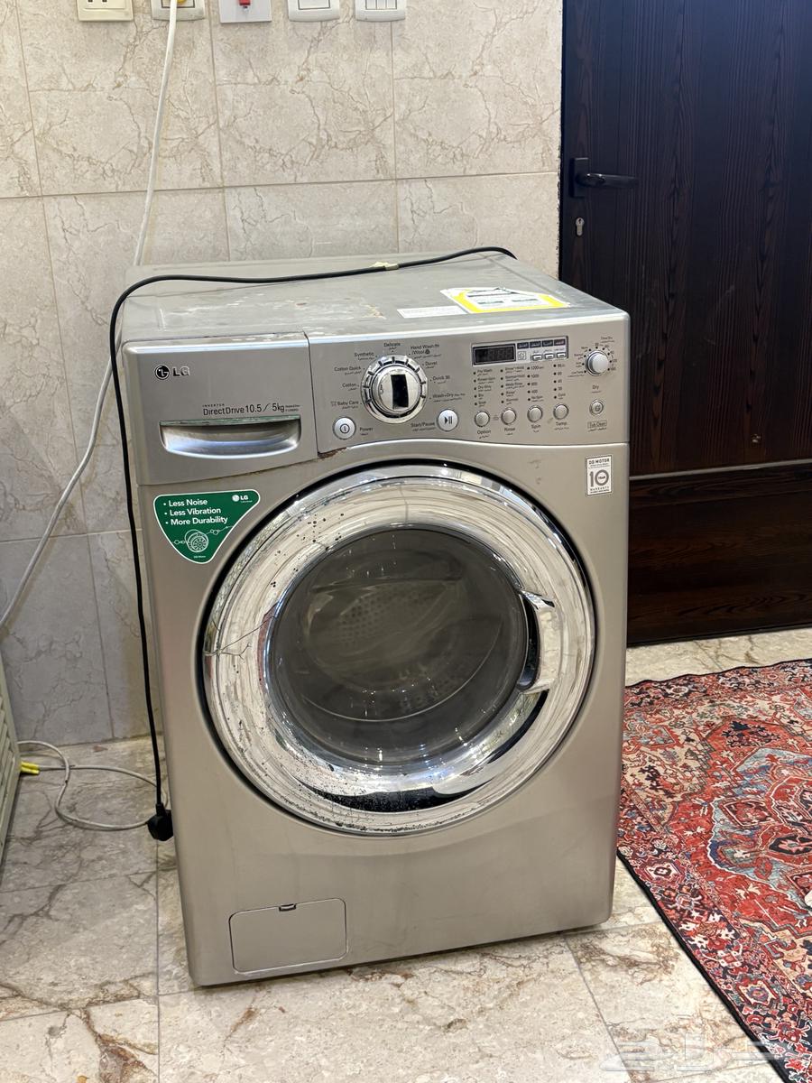 غساله ومجفف ال جي باب تحت اكثر من 5 كيلوا قيمتها 5 الاف64556931116931114