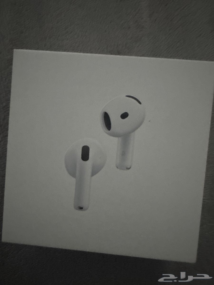 للبيع سماعات آبل AirPods 4 أصلية مانع للضوضاء ضمان جرير64555376075522110