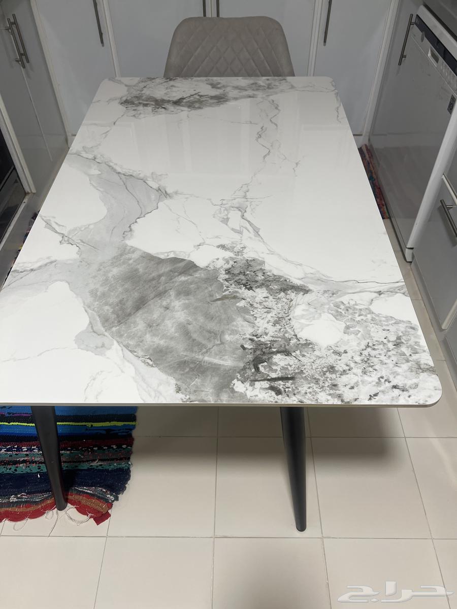 Marble table with four chairs for sale64560122736642110