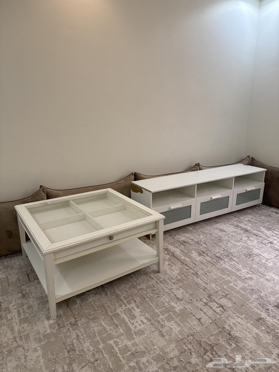 طاولة تلفزيون وطاولة صاله64556270564482110