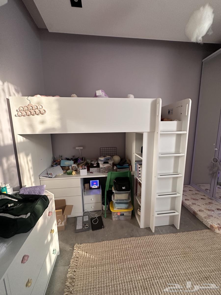 سرير ايكيا دورين مع مكتب64556720989826113