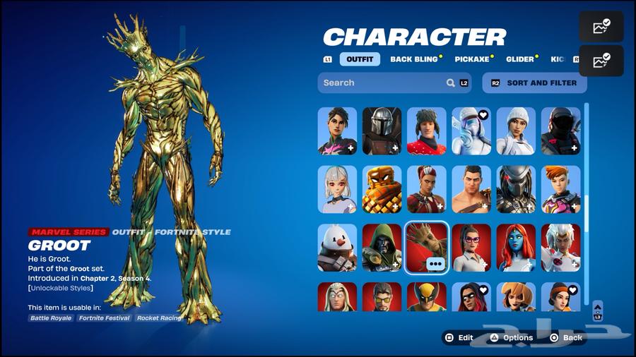 حساب فورت للبيع64554286736131114