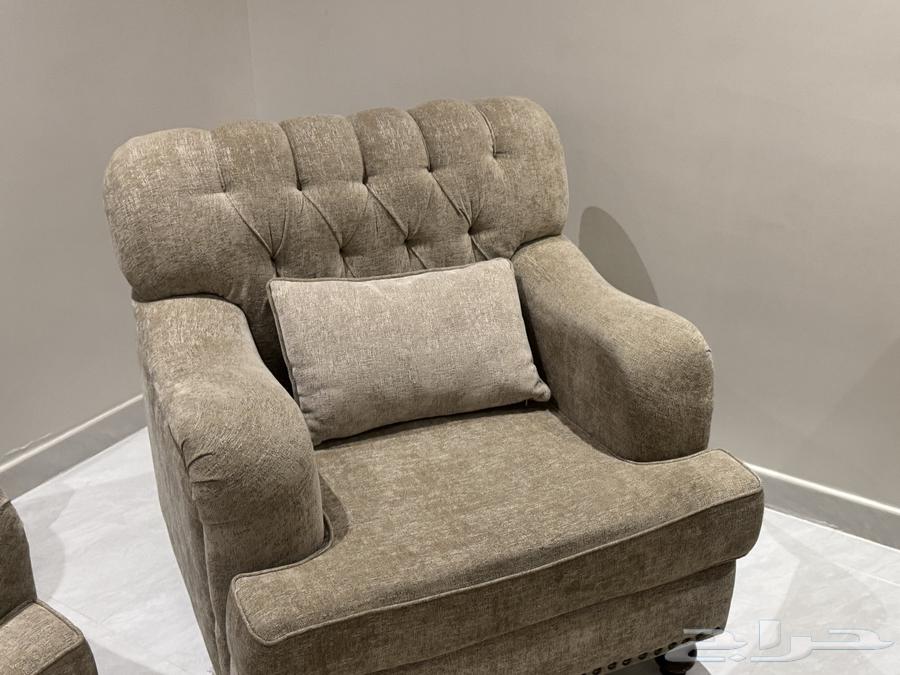 للبيع مجلس كامل نضيف خامة القماش تركيه64558308018561111