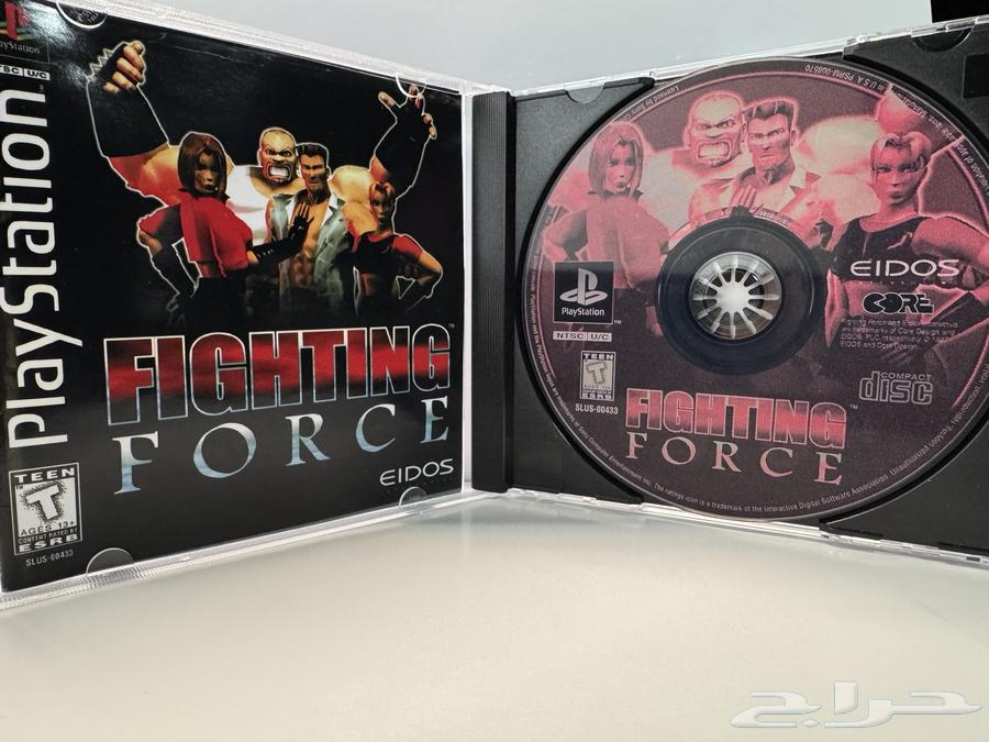 شريط لعبة قتال الشوارع سوني 1 Fighting Force PS164561165551618111