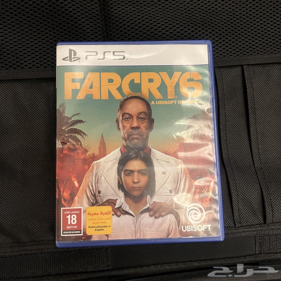 شريط بليستيشن 5 فار كراي 6 للبيع او البدل بشريط64562277111299110