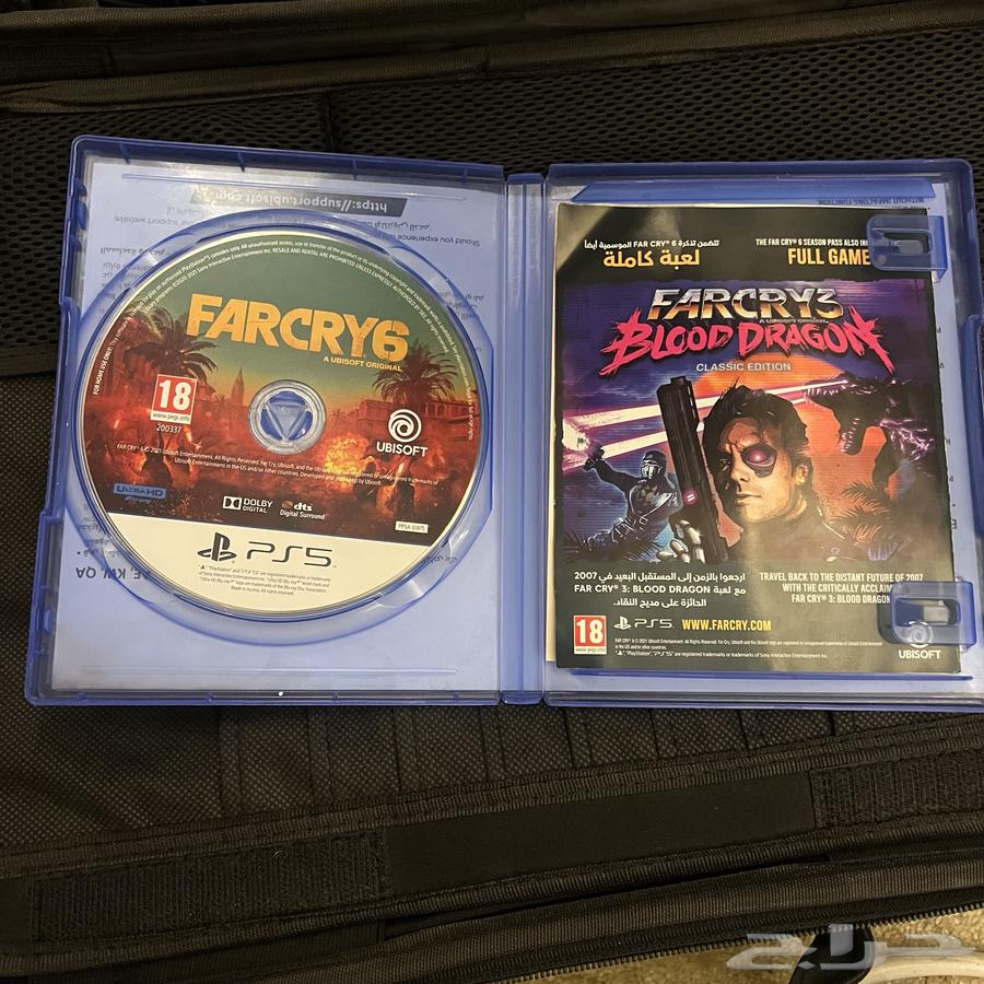 شريط بليستيشن 5 فار كراي 6 للبيع او البدل بشريط64562277111299111