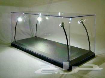 Display case with LED lighting for car models64558405524739111