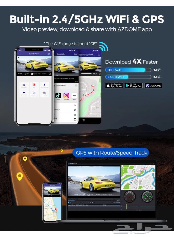 Dash Cam Azdome M550 max latest version64562052005122112