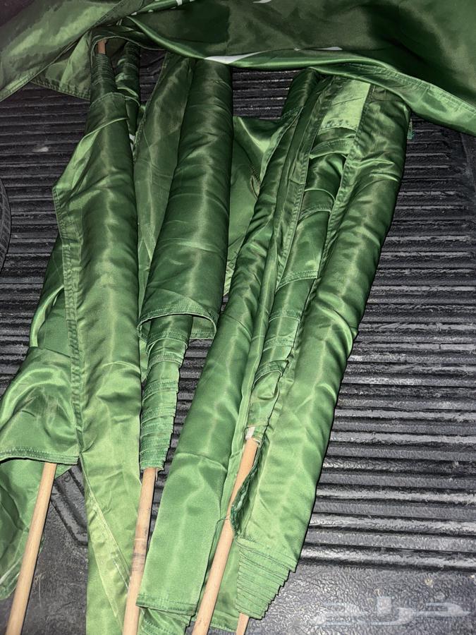 اعلام يوم الوطني اخضر64554607208962111