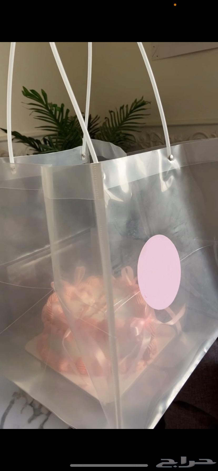 علب كيك للبيع واكياس شفافة للعلب64554118501251110