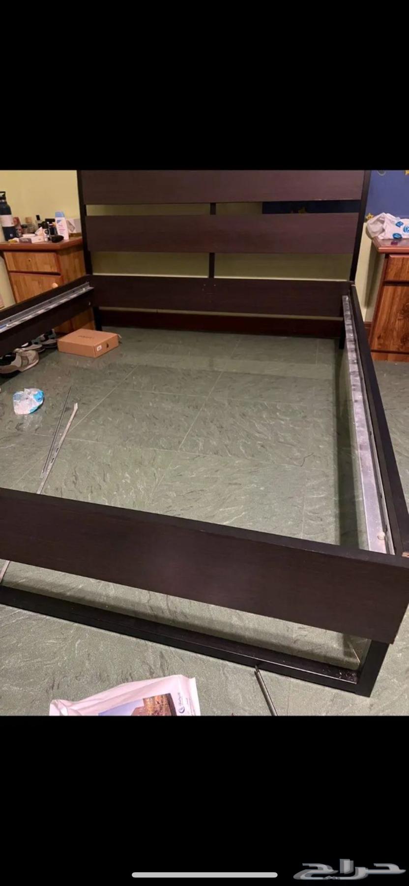 سرير من ايكيا خشب64559393637633113