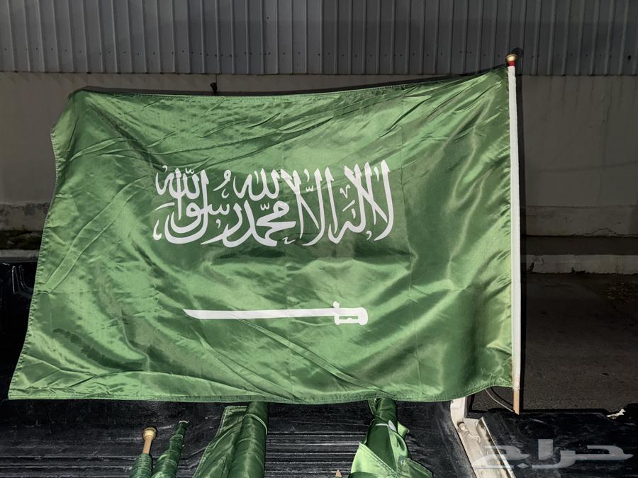 اعلام يوم الوطني اخضر64554607208962110