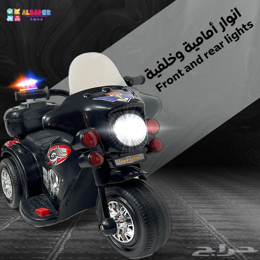 دباب اطفال كهربائي بالحجم الصغير - دباب اطفال شرطة بمؤثرات64571299929474112