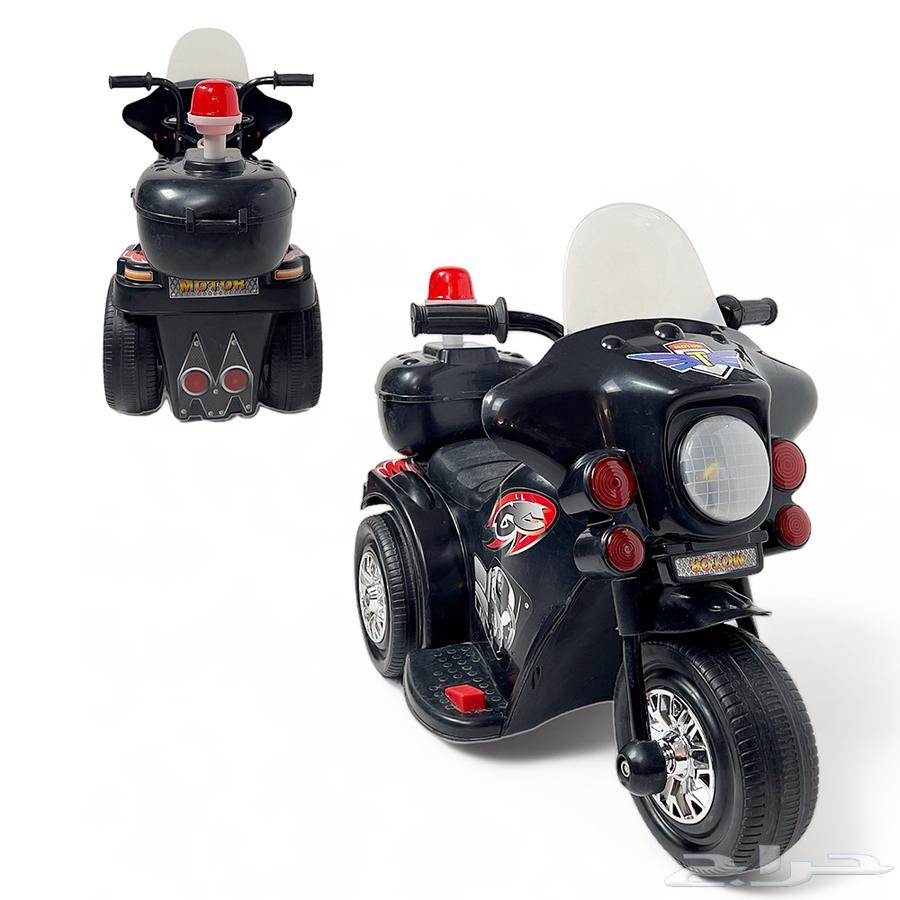 دباب أطفال كهربائي بقوة 6 فولت - دباب ركوب للأطفال شرطة64571396042498110