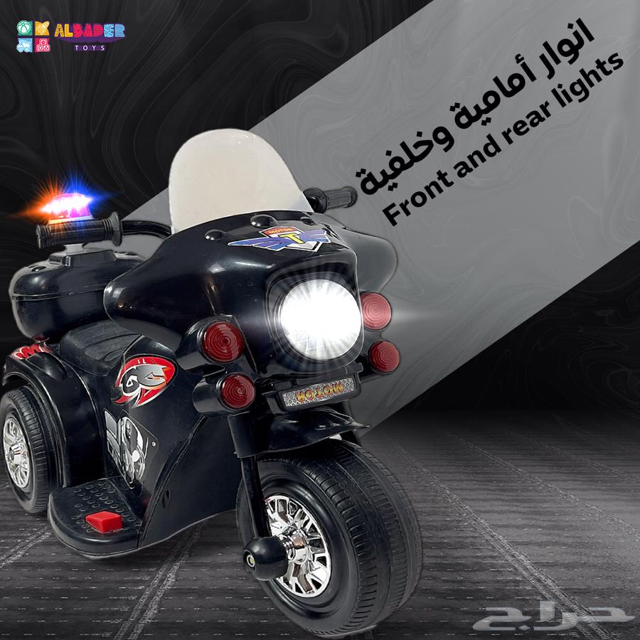 دباب أطفال كهربائي بقوة 6 فولت - دباب ركوب للأطفال شرطة64571396042498112