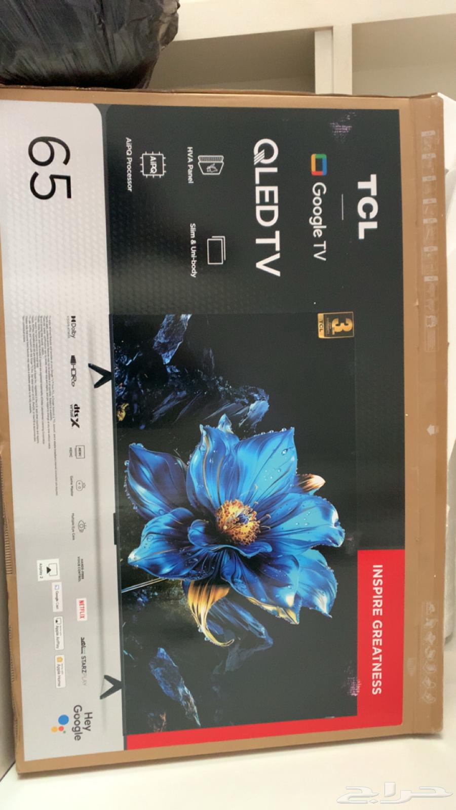 تلفزيون للبيع TCL رقم الموديل 65P79K64568195975682110