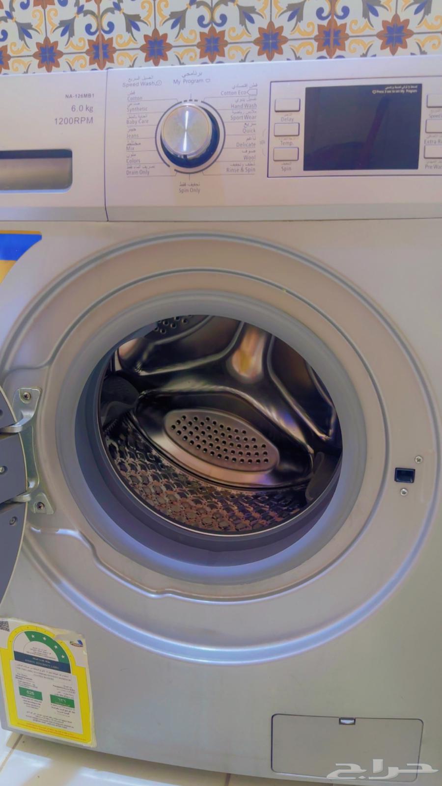 غسالة باناسونيك اتومتيك بحالة ممتازة 6 كيلو64565298116227110