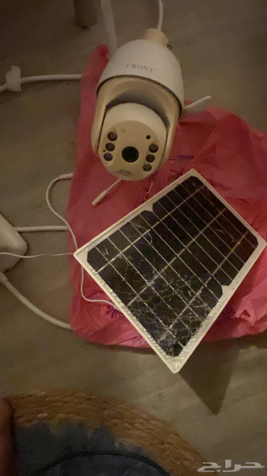 كاميرة مراقبه طاقه شمسيه ماركة كروني المعروفه علي السوم64562908965506110