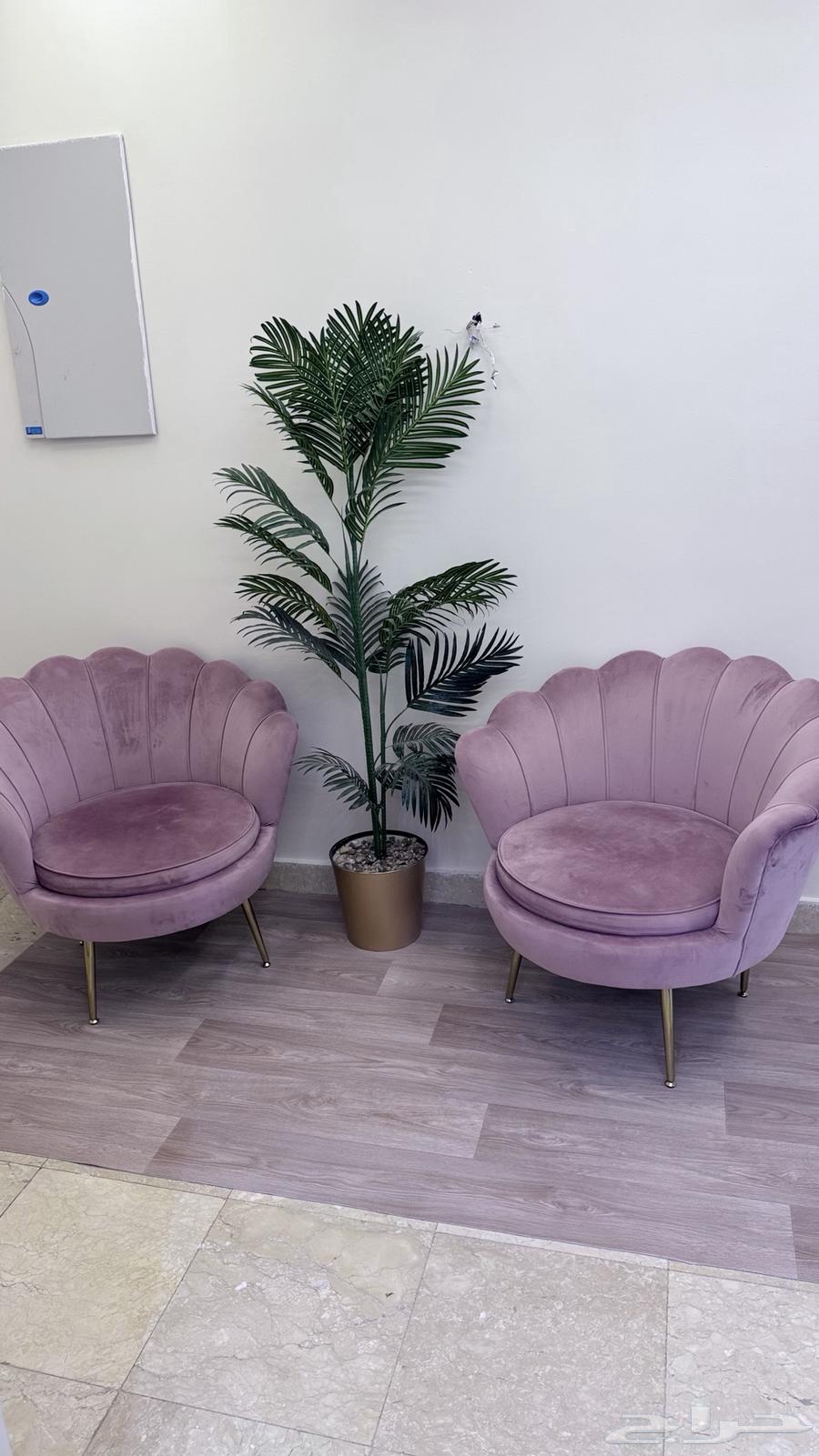 كنب نظيف للبيع اللون زهري64564282309121113