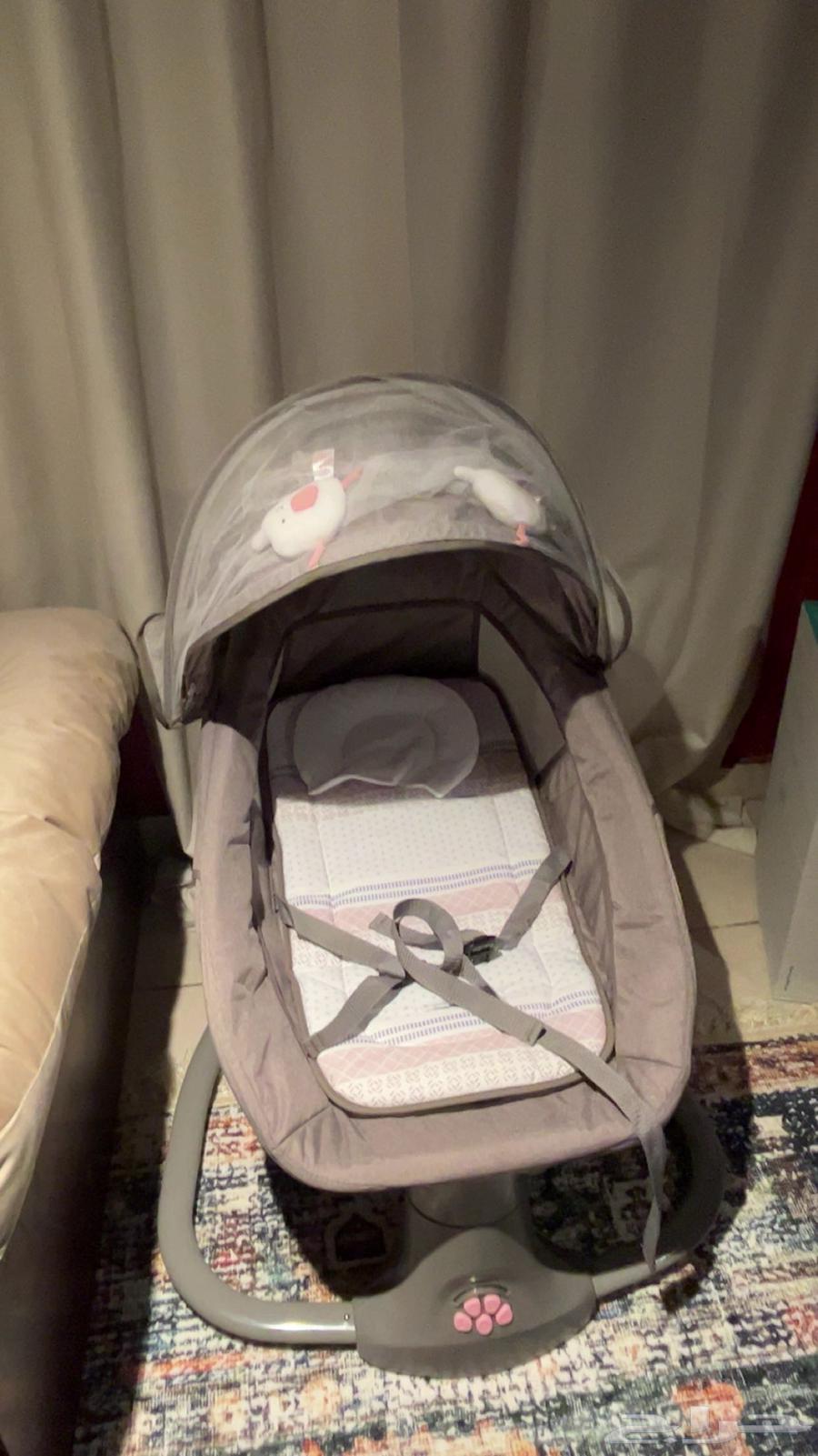 سرير اطفال هزاز جديد64563716112386110