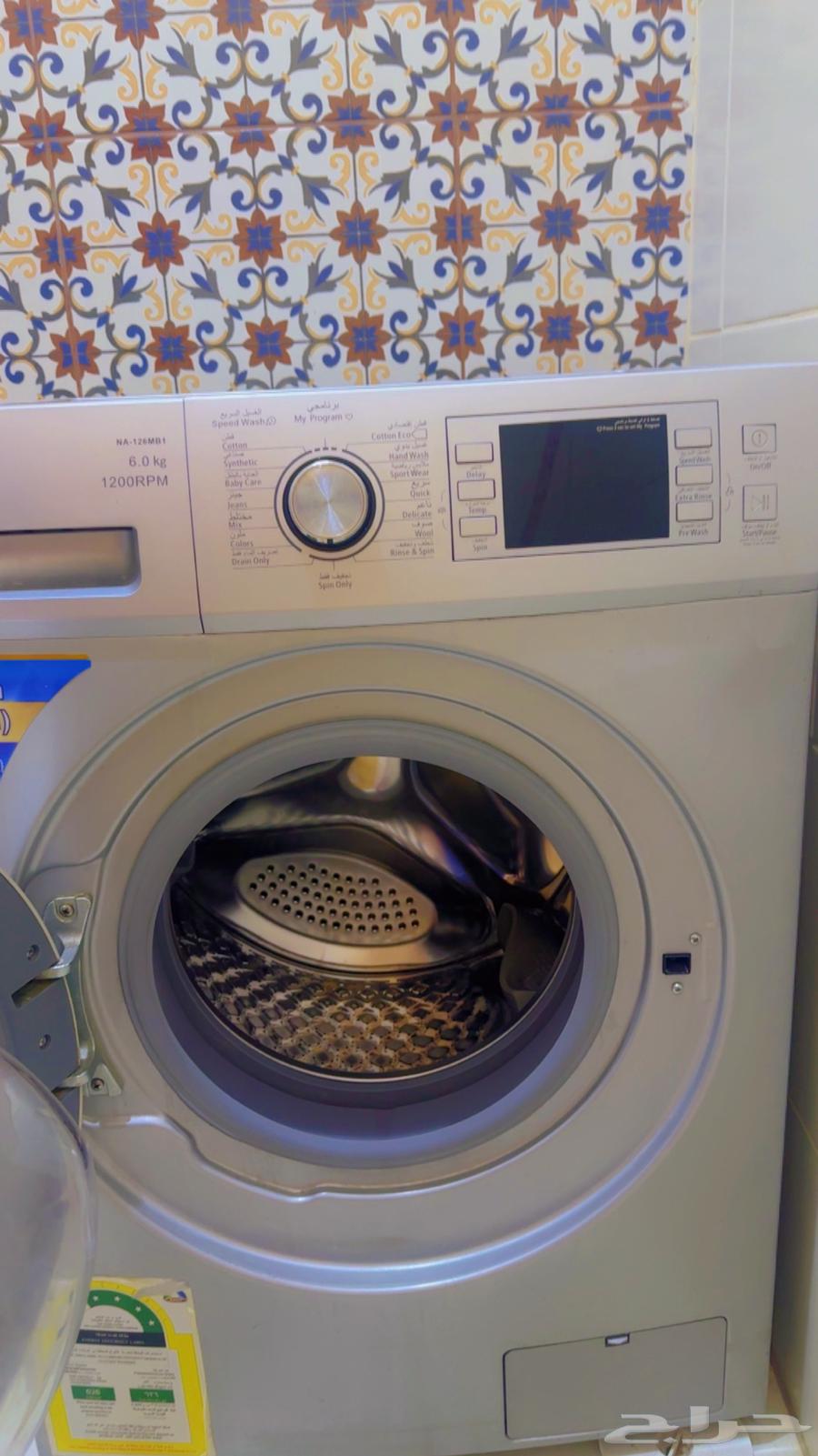 غسالة باناسونيك اتومتيك بحالة ممتازة 6 كيلو64565298116227111