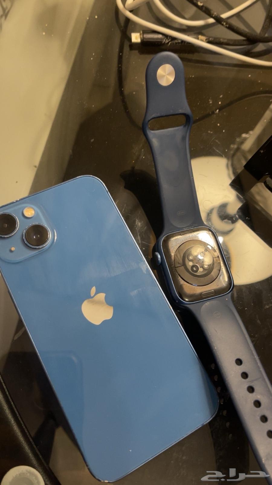 جوال ايفون 13 وساعة ابل الاصدار السابع64572621753859114
