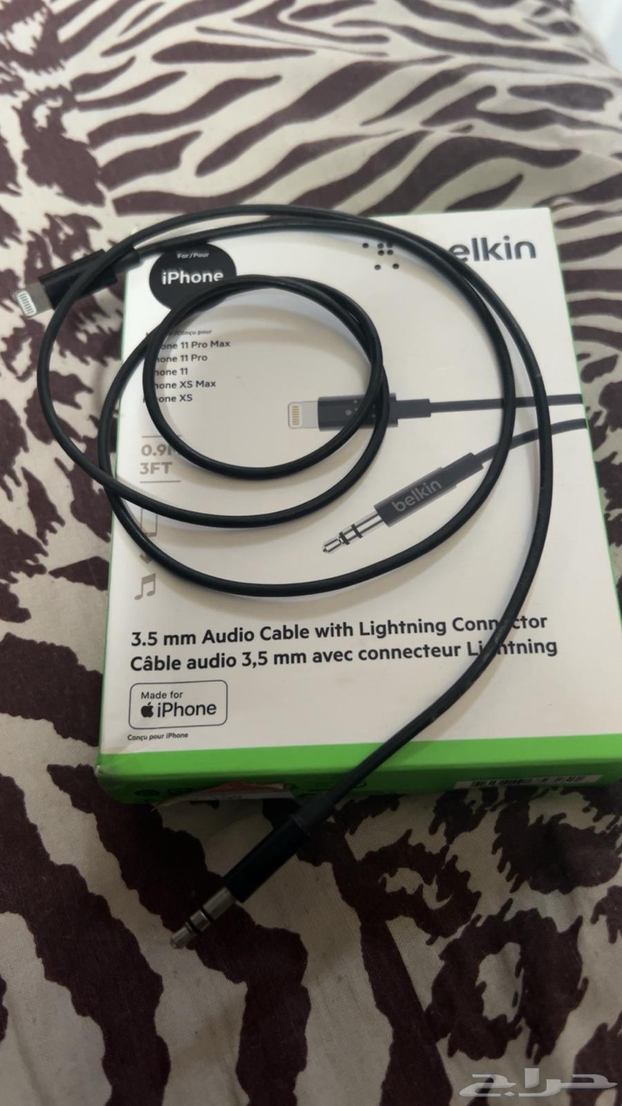 سلك aux من شركه belkin حق الآيفون64564407248898110