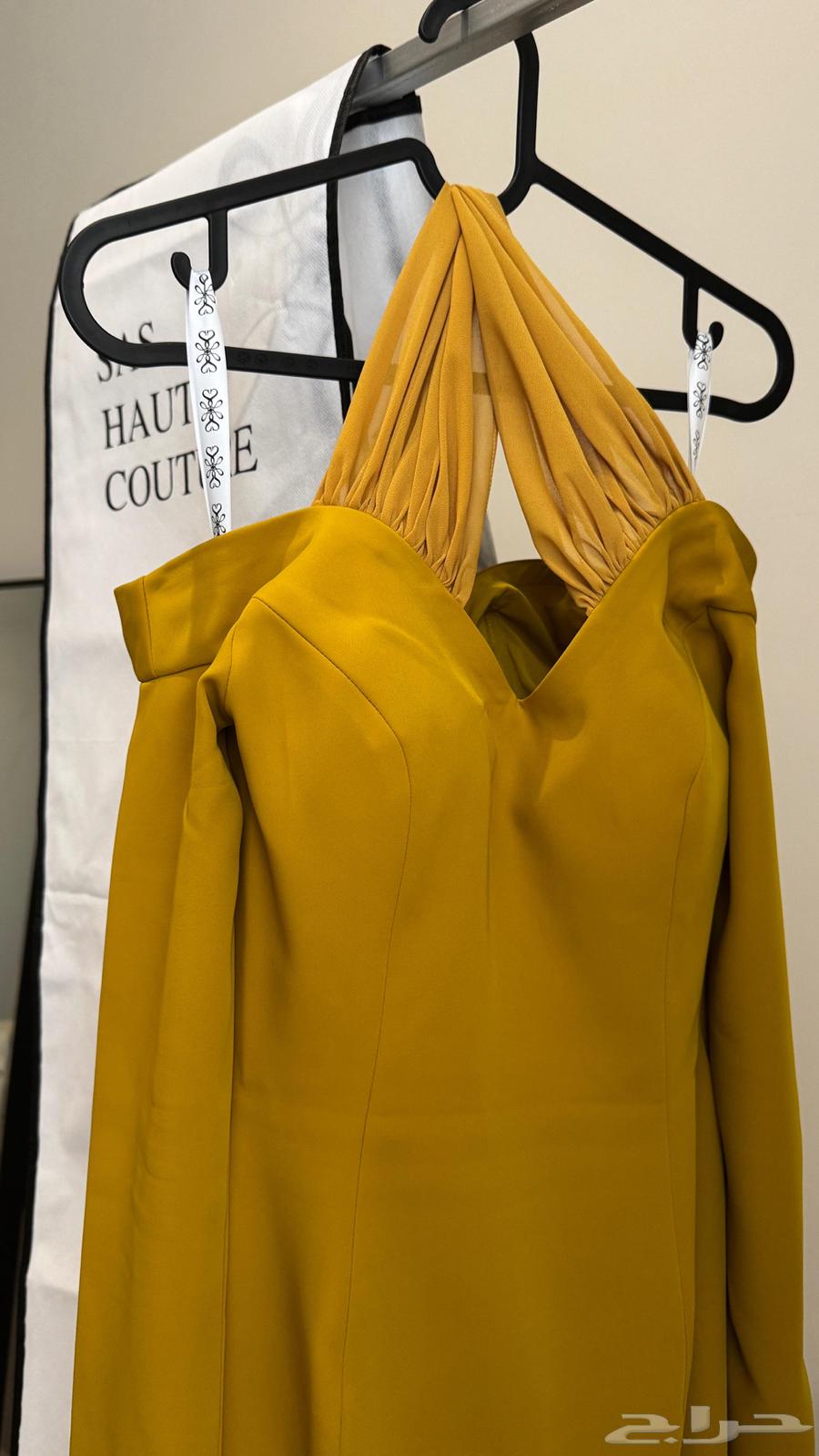 فستان سهرة فخم مقاس S M جديد جاهز تم تفصيله64566465113217111