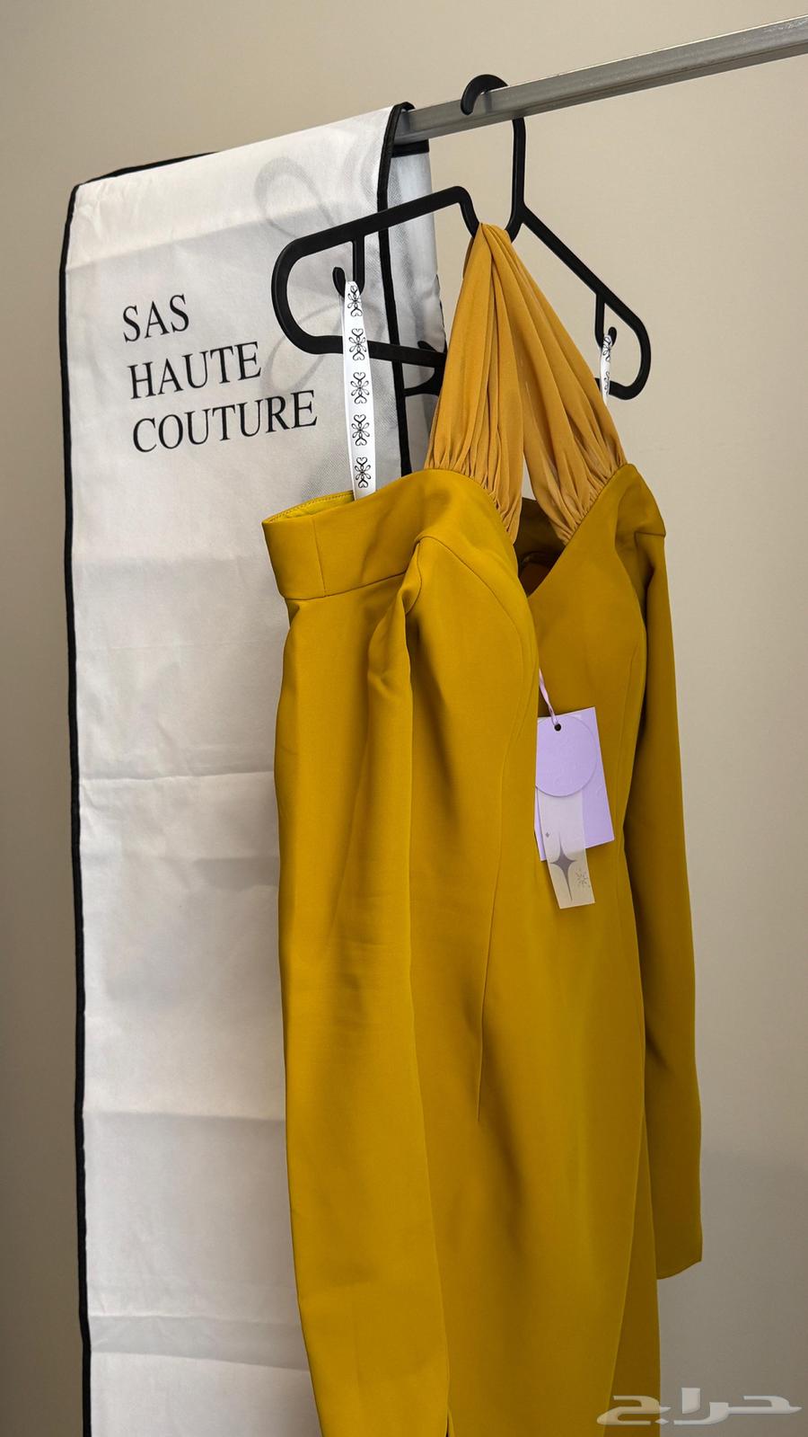 فستان سهرة فخم مقاس S M جديد جاهز تم تفصيله64566465113217112