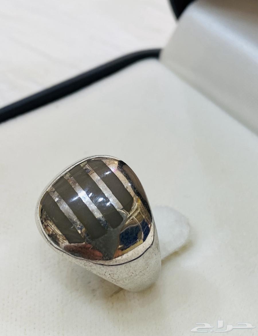 خاتم فضه إيطالي ملكي عيار 925 بلون مميز64563605661057113
