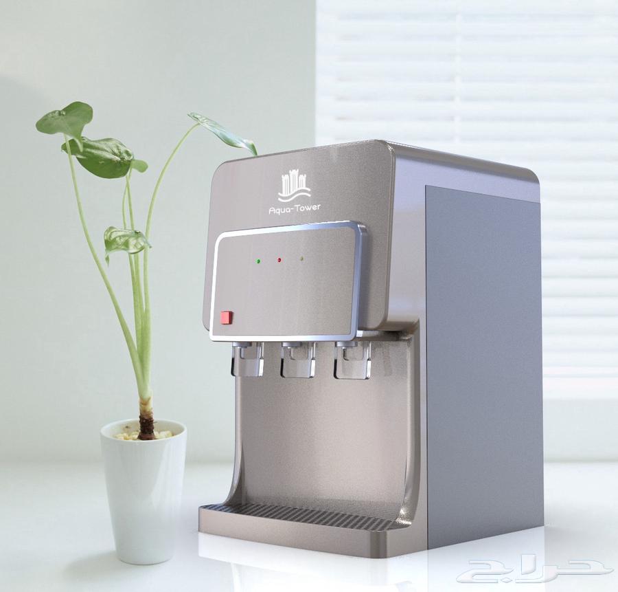 عرض خاص جهاز فلتر تنقية 7 مراحل  يتنامي مع برادة انيقة64570353004931110