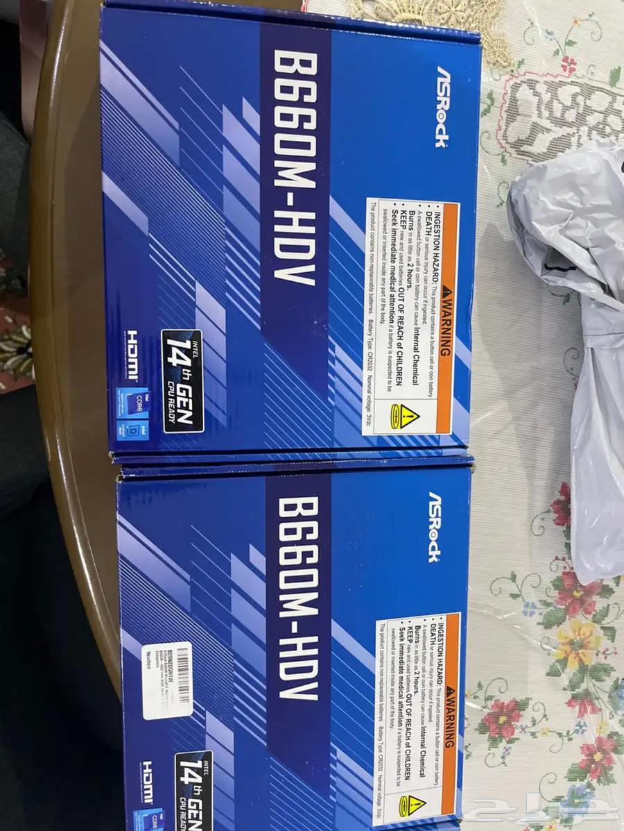 مذربوردين للبيع b660 asrock جديدة64565423761026110